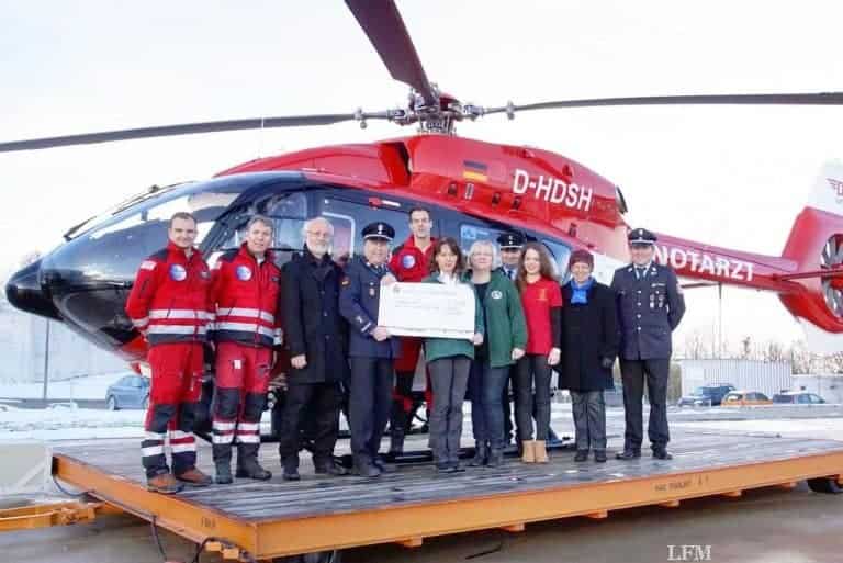 Vereine unterstützen Regensburger Rettungshubschrauber