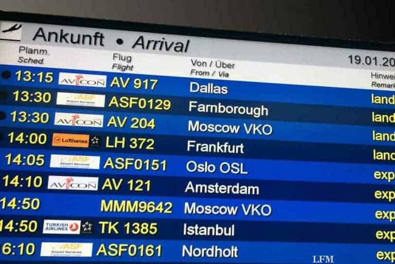 Interkontinentale Sonderflüge an EDNY zum WEF