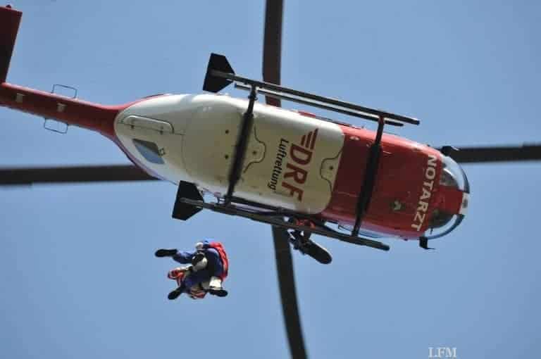 DRF-Rettungshubschrauber in Nürnberg leistet 25.000. Einsatz