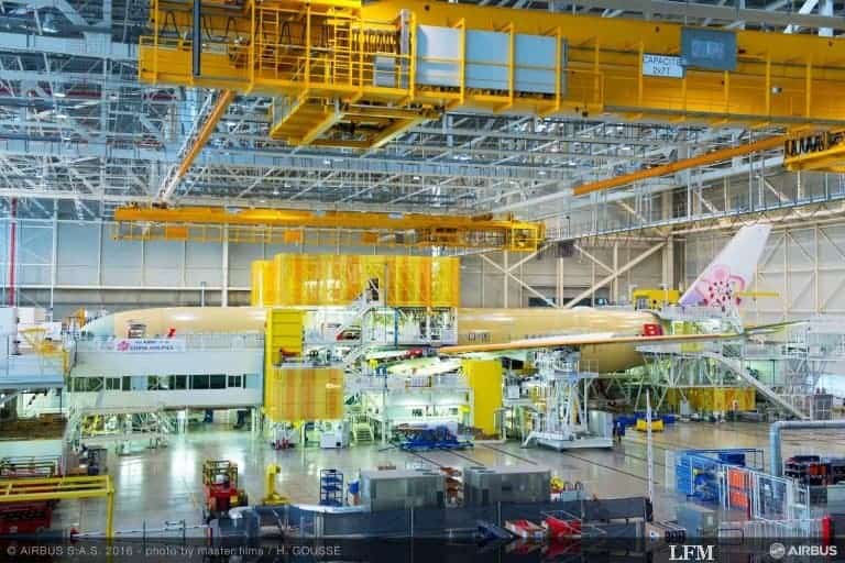 Erster A350 XWB für China Airlines nimmt Form an