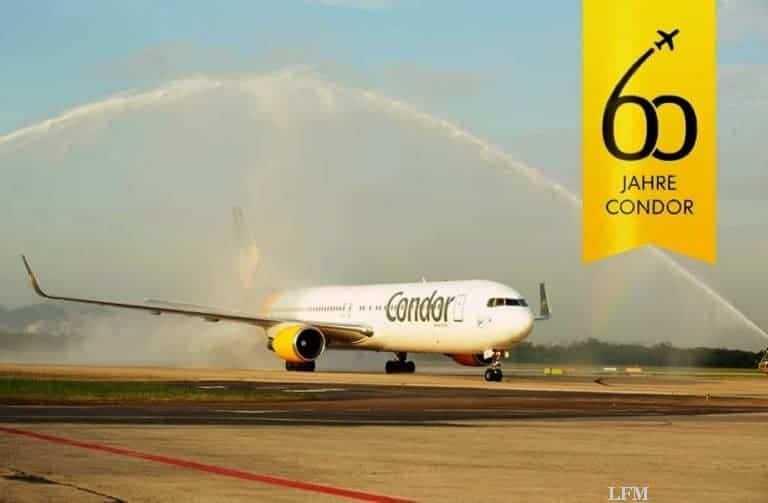 60 Jahre Condor – Flugzeug in Jubiläumslackierung