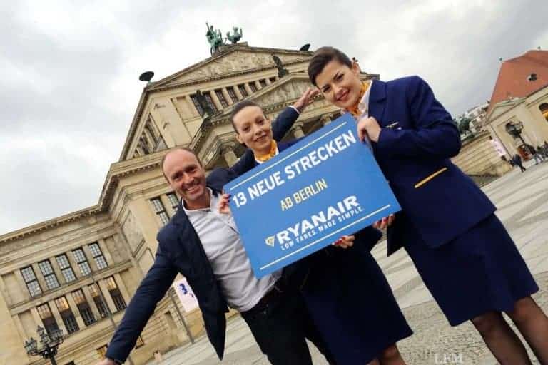 Ryanair baut Berlin-Basis aus: Neue Ziele mit neun Flugzeugen