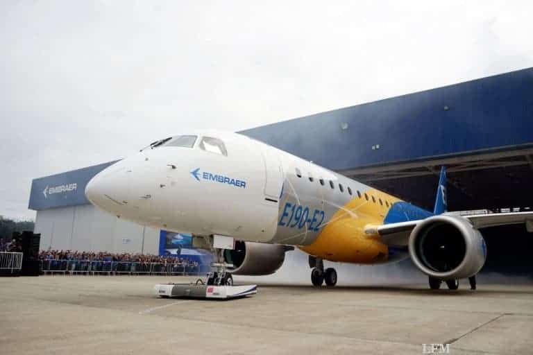 Embraer zeigt den ersten E190-E2