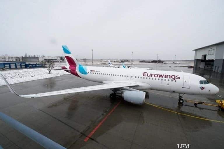 Eurowings bekommt neue Airbus A320 in Hamburg