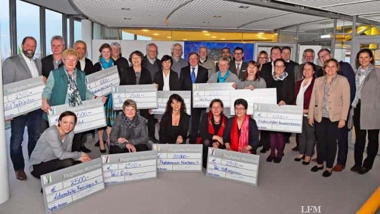 Flughafen München spendet 80.000 Euro