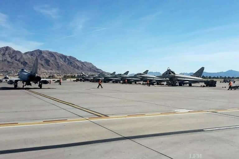 Eurofighter Typhoon bei Red Flag Übung in Nevada