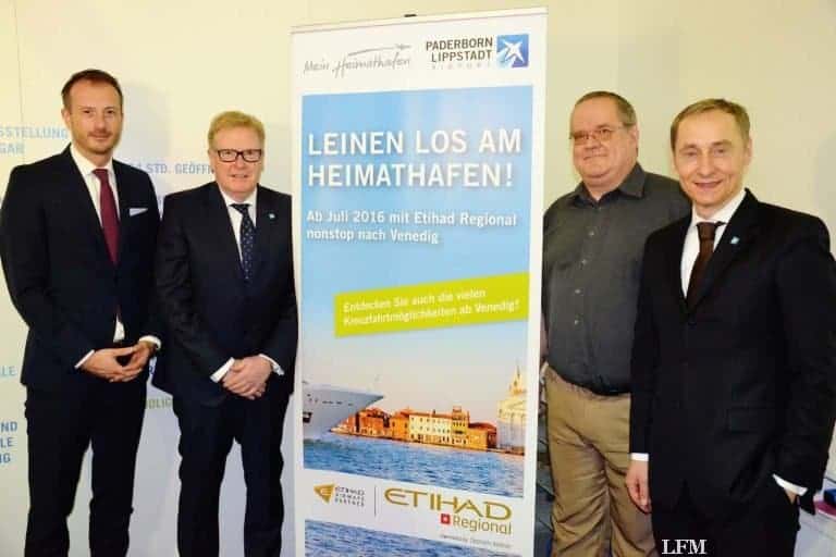 Etihad Regional steuert Venedig ab Paderborn-Lippstadt an
