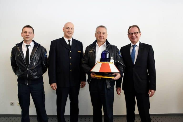 Feuerwehr-Chef mit PPL am Flughafen Dortmund verabschiedet