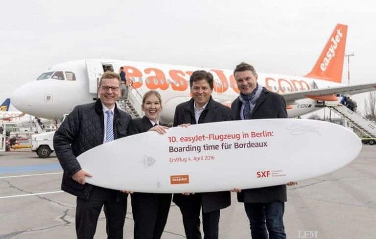 easyJet wächst mit 10. Flugzeug in Berlin-Schönefeld
