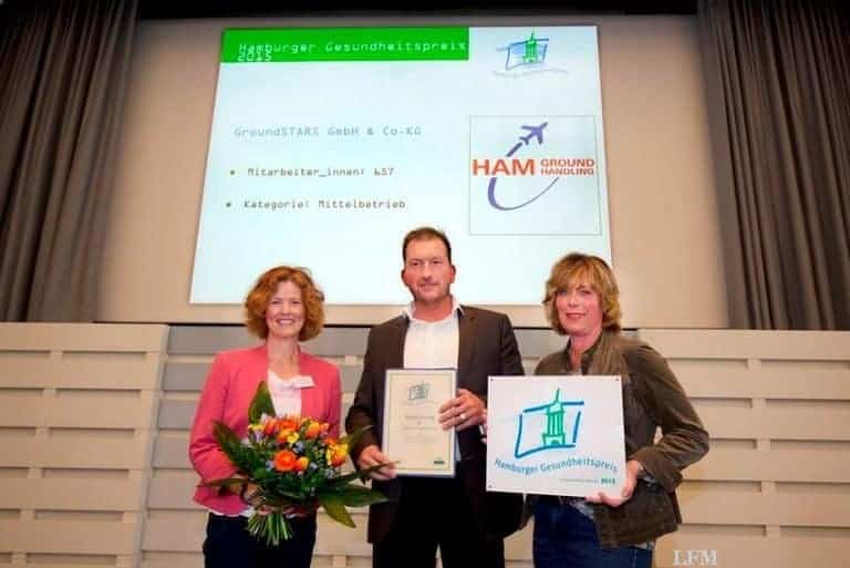 Ground Handling in Hamburg erhält Gesundheitspreises