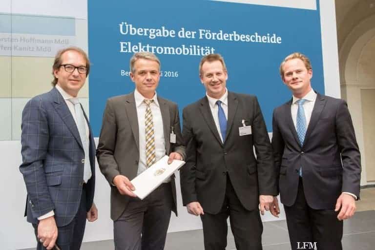 Förderung für Elektrofahrzeuge am Flughafen Dortmund