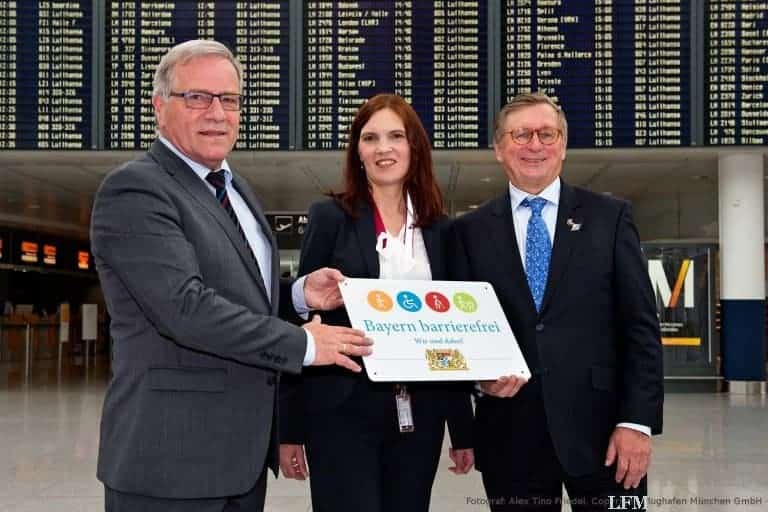 Auszeichnung für Barrierefreiheit für den Flughafen München