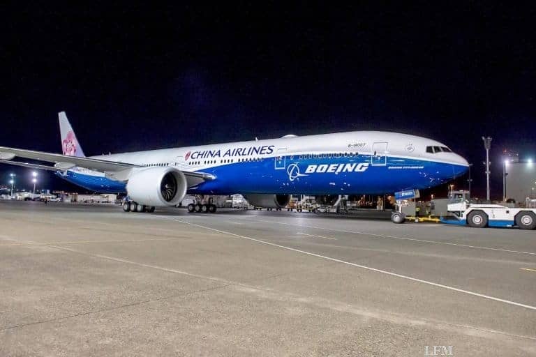 Boeing 777-300ER im Co-Branding für China Airlines