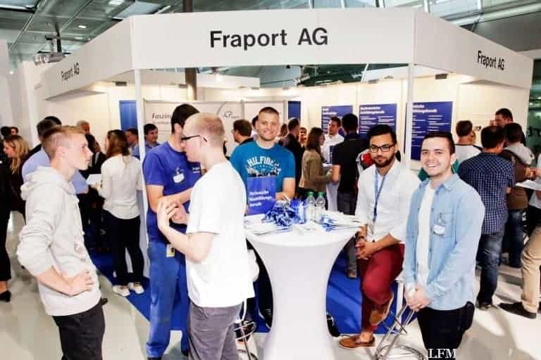Ausbildungsmesse am Fraport mit 18 Unternehmen