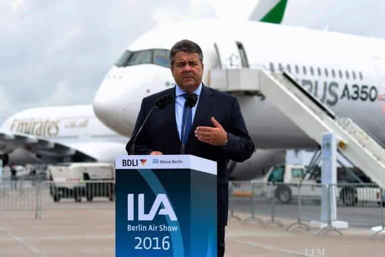 ILA Berlin von Wirtschaftsminister Sigmar Gabriel eröffnet