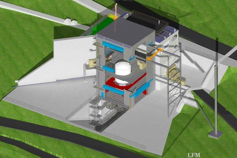 Raketenprüfstand für Ariane 6 in Lampoldshausen
