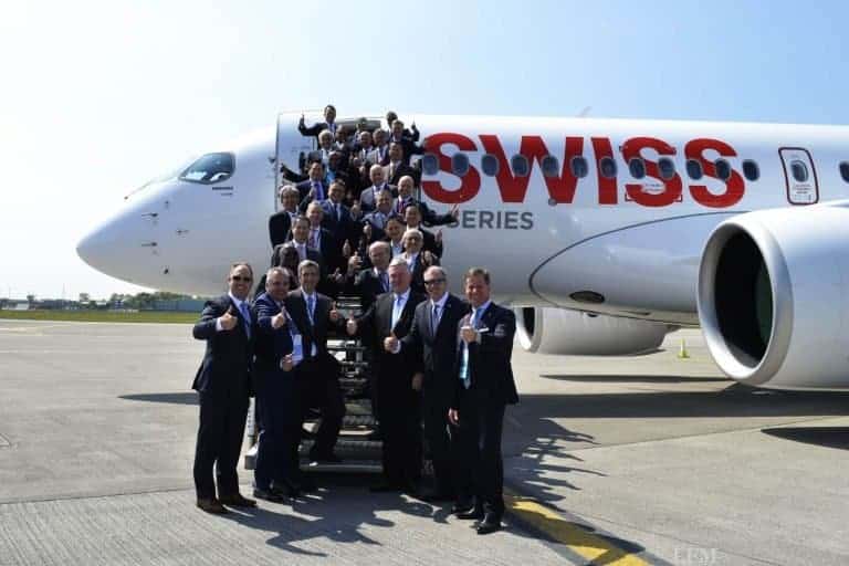 CS100 fliegt Passagierflug mit Star Alliance an Bord