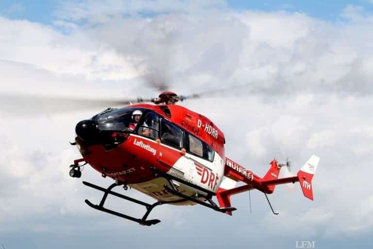 25 Jahre Luftrettung in Halle – DRF mit zwei Hubschraubern