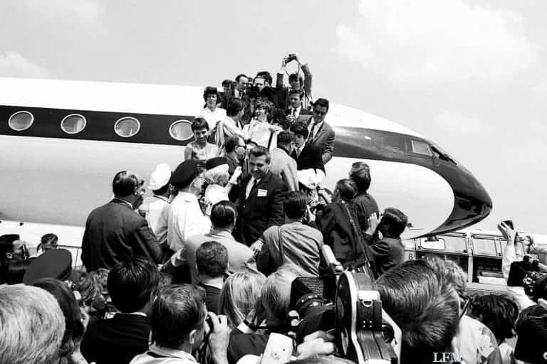 Beatles einstmals am Flughafen München-Riem