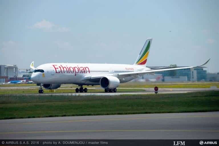 Ethiopian Airlines erhält ersten Airbus A350 XWB in Afrika