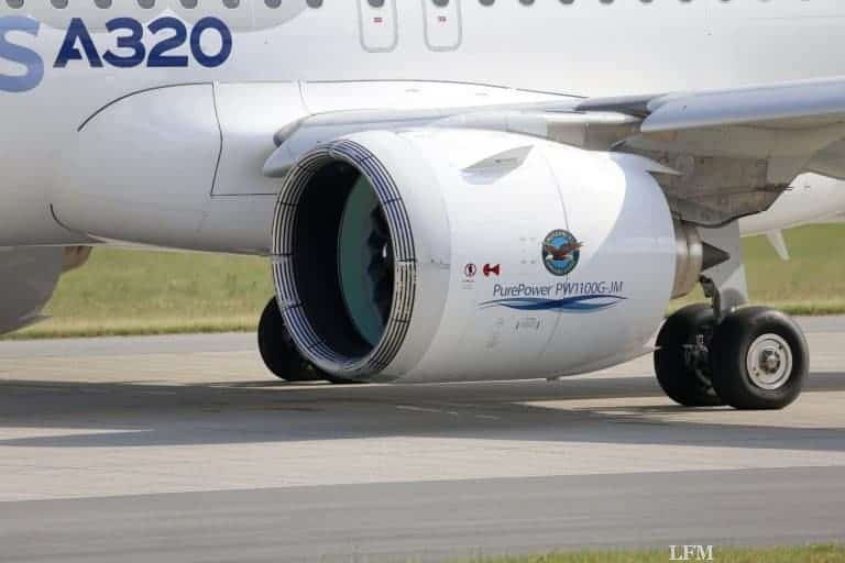 Getriebefan-Triebwerk (GTF) der PW1000G-Familie