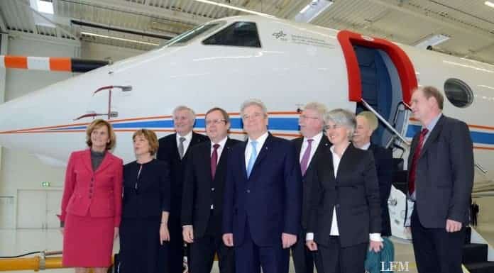 Bundespräsident Gauck beim DLR in Oberpfaffenhofen