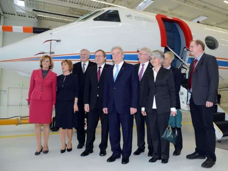 Bundespräsident Gauck beim DLR in Oberpfaffenhofen