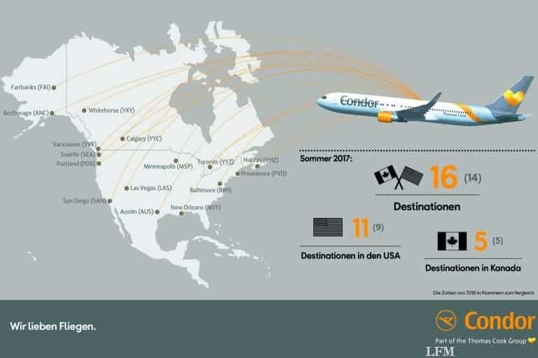 Condor-Flugtage nach Nordamerika – New Orleans und San Diego neu