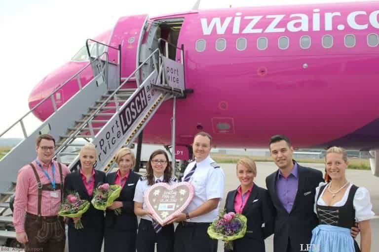 Wizz Air hebt von Memmingen ab nach Niš