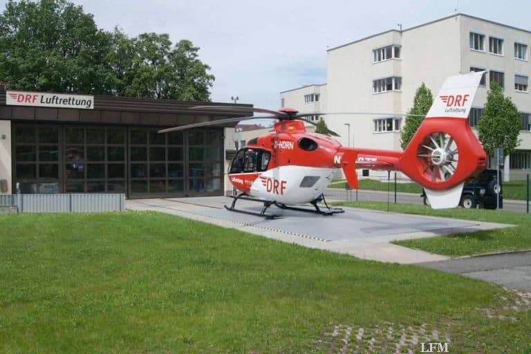 25 Jahre Rettungshubschrauber der DRF über Zwickau