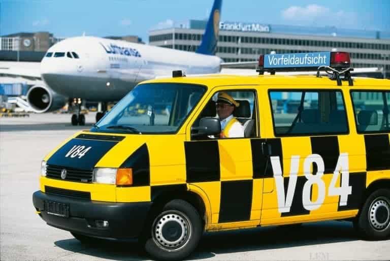 Vorfeldaufsicht am Flughafen Frankfurt