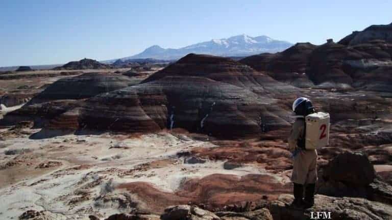 Marsexpedition in der Wüste Utahs