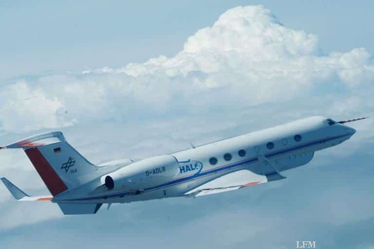 Höhenleistung der Gulfstream hilft Wolken verstehen