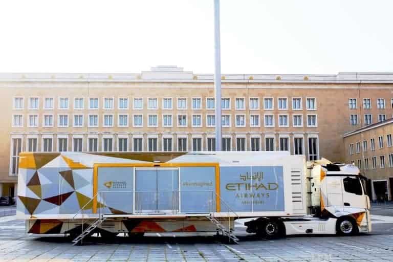 Etihad tourt durch Deutschland