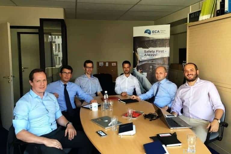 Piloten der Etihad Airlines Partner treffen bei ECA zusammen