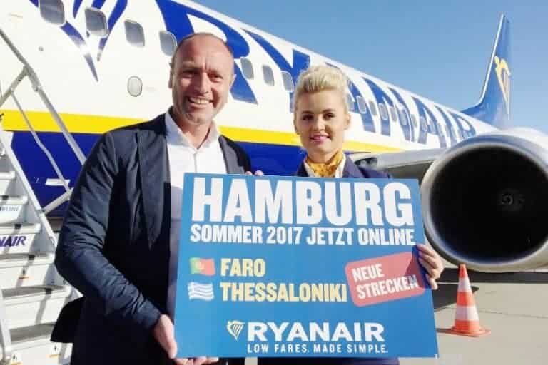 Ryanair: Mehr Ziele mit neuen Flugzeugen ab Hamburg