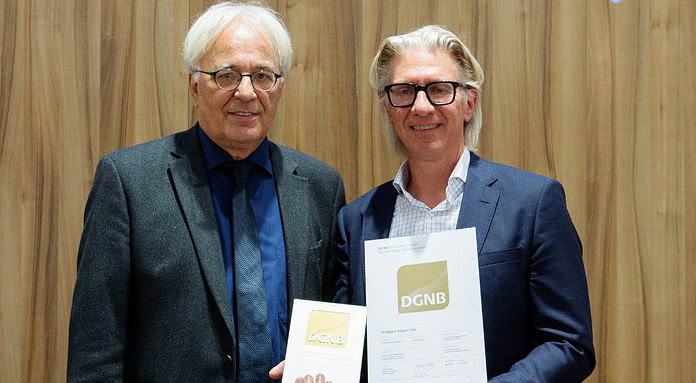 Airport City in Stuttgart mit Nachhaltigkeitspreis ausgezeichnet