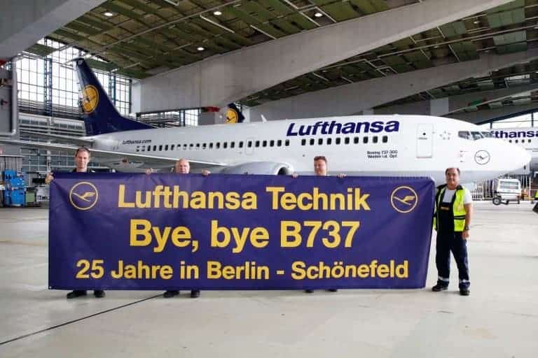 B737 bei Lufthansa Technik: Auf alt folgt neu