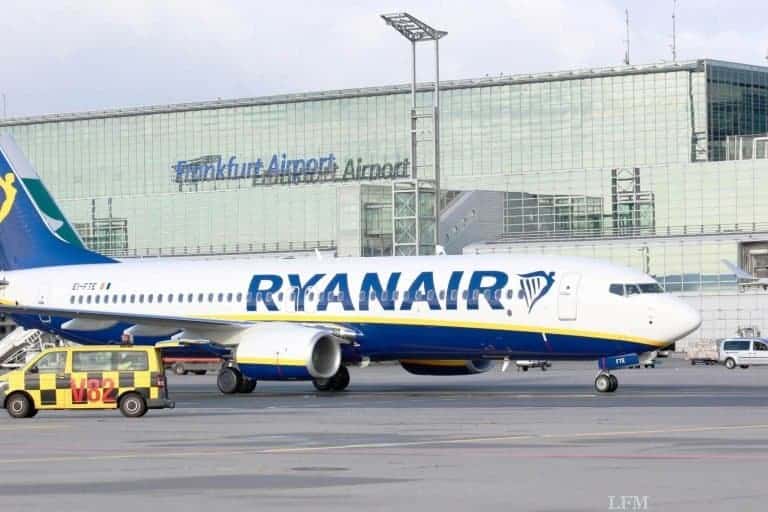 Ryanair fliegt ab Flughafen Frankfurt