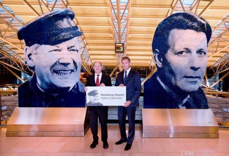 Hamburg Airport jetzt mit Namenszusatz „Helmut Schmidt“