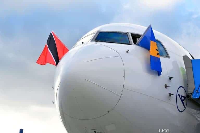 Condor hat München – Tobago – Barbados gestartet