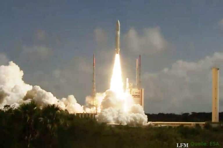 Ariane-Rekord bringt vier Galileo-Satelliten in Umlaufbahn