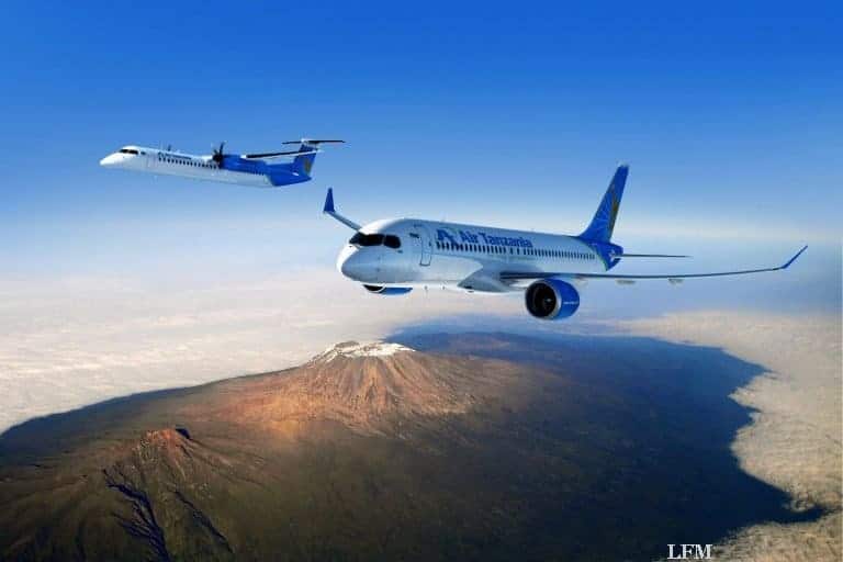 Bombardier CS300 für Air Tanzania