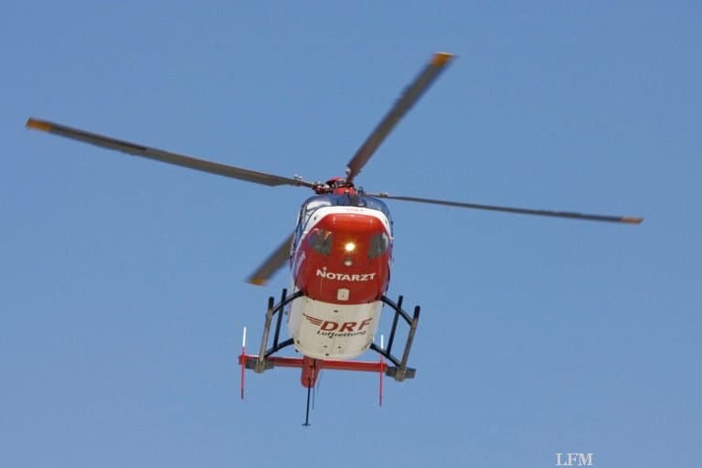 Rettungsflieger über Bremen leisten 1000. Einsatz