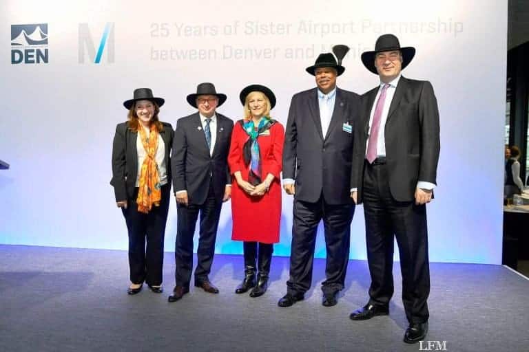 Flughäfen von München und Denver feiern