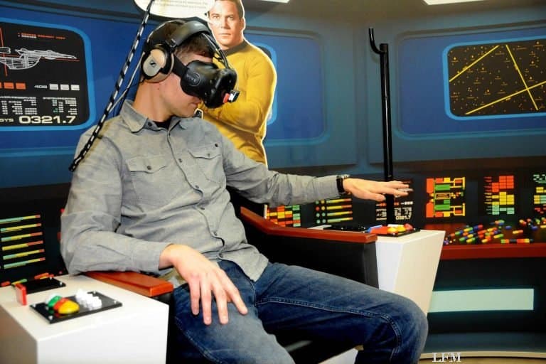 Platz nehmen als Captain im Raumschiff Enterprise