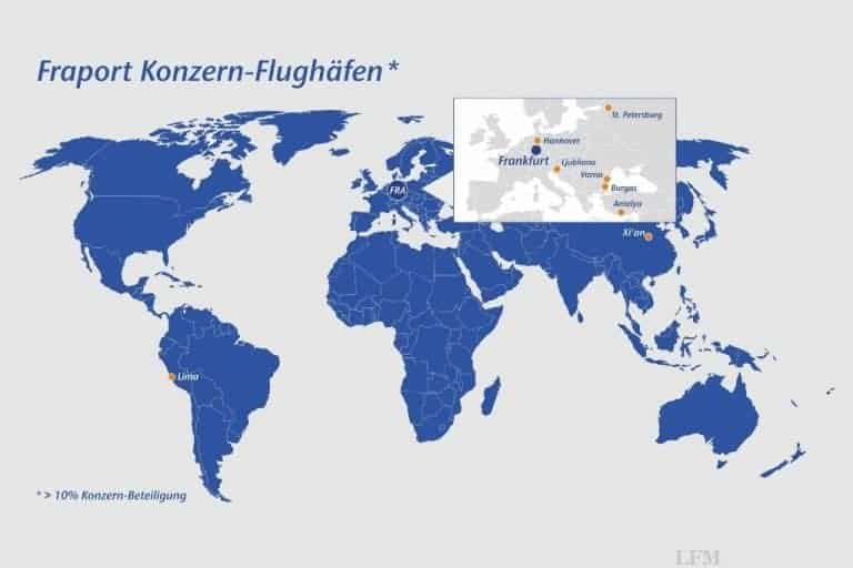 Fraport mit etwas weniger Passagieren 2016