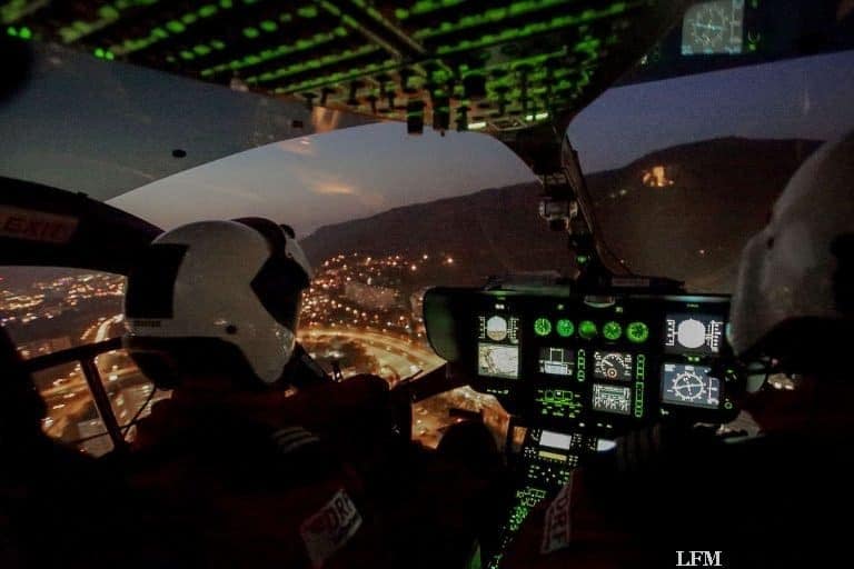 Luftretter: H145 fliegen mit Nachtsichtbrillen