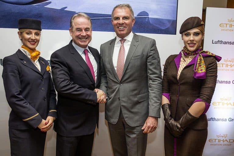Etihad Aviation und Lufthansa wollen breite Zusammanarbeit