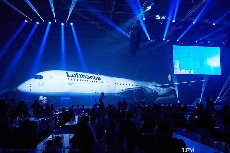 Lufthansa präsentiert ihre A350 – D-AIXA „Nürnberg“